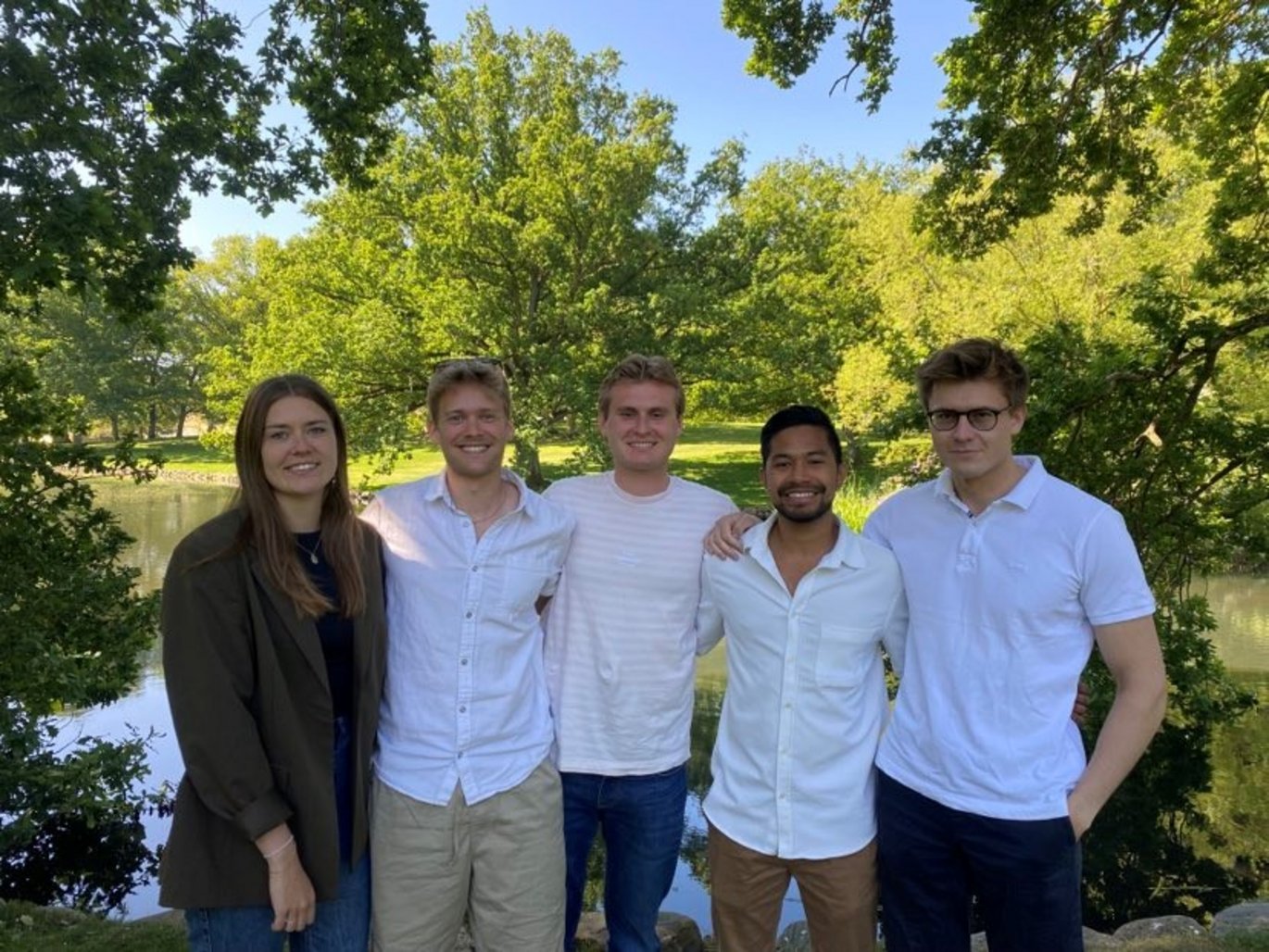 Camilla Vestergaard, Bjørn Bregendahl, Laust Haue, Gabriel Gonzalez de Castillo and Albert Pedersen Photo: Private