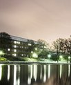 The university park at night